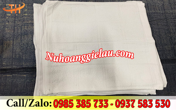 Khăn cotton trắng mềm mịn Khăn cotton trắng mềm mịn
