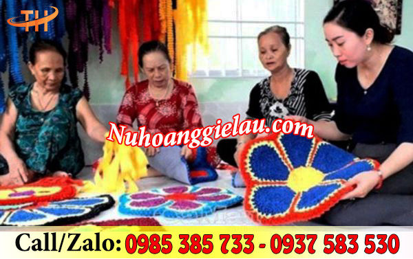 Vải vụn làm thảm Vải vụn làm thảm