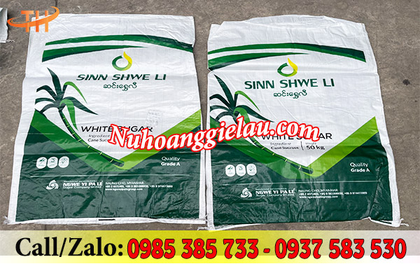 Bao bì cũ đựng đường Bao bì cũ đựng đường