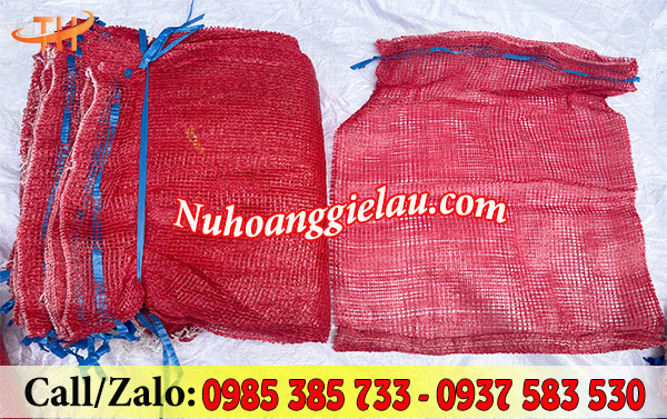 Bao lưới đựng hành tỏi 50kg Bao lưới đựng hành tỏi 50kg