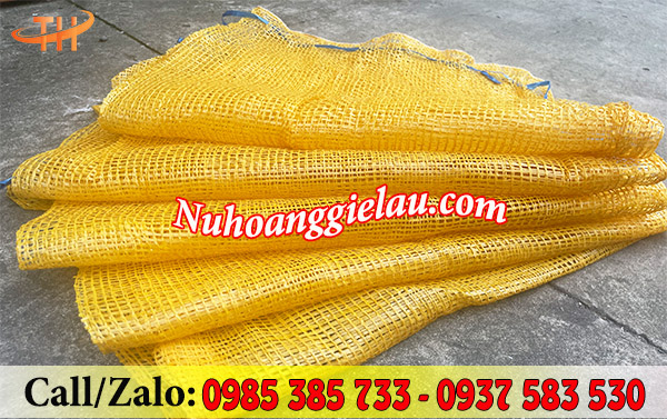 Bao lưới đựng hành tỏi độ thông thoáng cao Bao lưới đựng hành tỏi độ thông thoáng cao