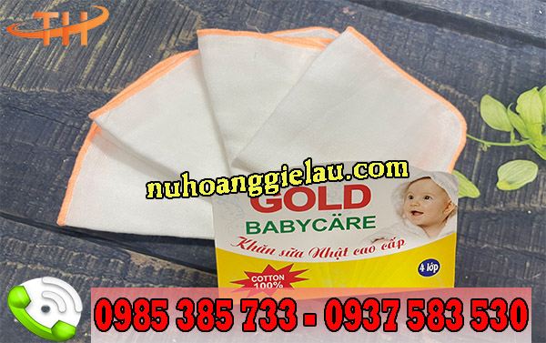 Khăn sữa, khăn xô vuông được đóng gói kỹ vào từng hộp Khăn sữa, khăn xô vuông được đóng gói kỹ vào từng hộp