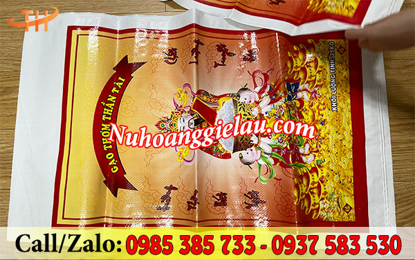 Bao đựng gạo PP cao cấp có in Bao đựng gạo PP cao cấp có in