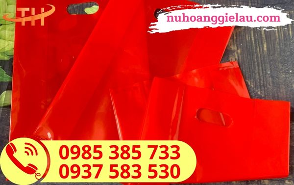 Túi hột xoài trơn màu đỏ Túi hột xoài trơn màu đỏ