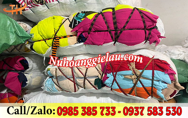 Giẻ lau công nghiệp 1 lớp cotton đóng bao tải tiện lợi Giẻ lau công nghiệp 1 lớp cotton đóng bao tải tiện lợi