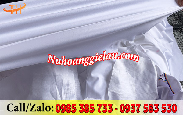 Vải lau công nghiệp trắng độ co giãn vượt trội Vải lau công nghiệp trắng độ co giãn vượt trội