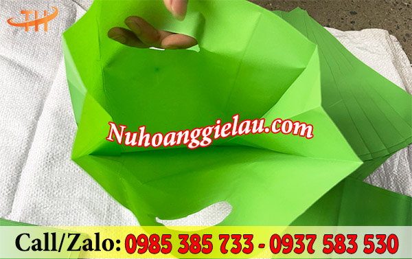 Túi hột xoài HD xếp li phần hong giúp túi to hơn Túi hột xoài HD xếp li phần hong giúp túi to hơn