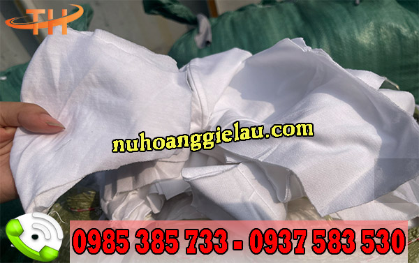 Giẻ lau trắng cotton Giẻ lau trắng cotton