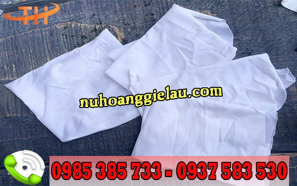 Giẻ lau trắng sạch, không lẫn tạp chất Giẻ lau trắng sạch, không lẫn tạp chất