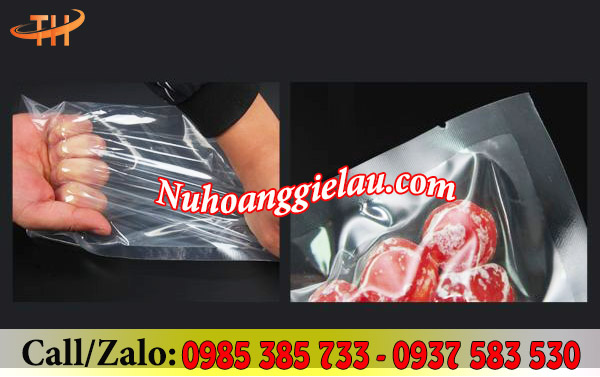 Túi hút chân không dẻo dai, chống qua đập tốt, khó bị kéo rách Túi hút chân không dẻo dai, chống qua đập tốt, khó bị kéo rách