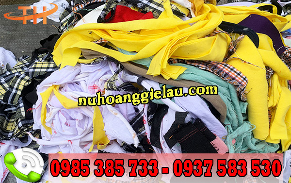 vải vụn đủ màu vải vụn trắng