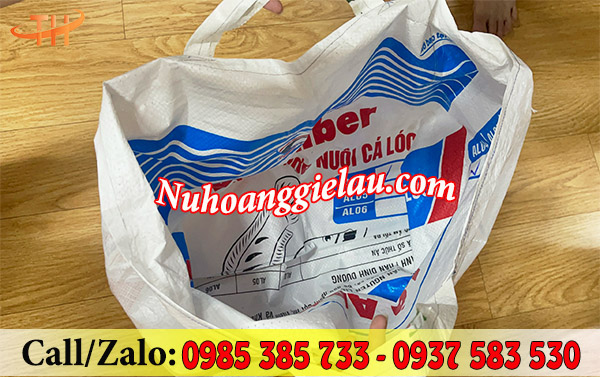 Bao tải có quai, sử dụng bền, tiện lợi Bao tải có quai, sử dụng bền, tiện lợi