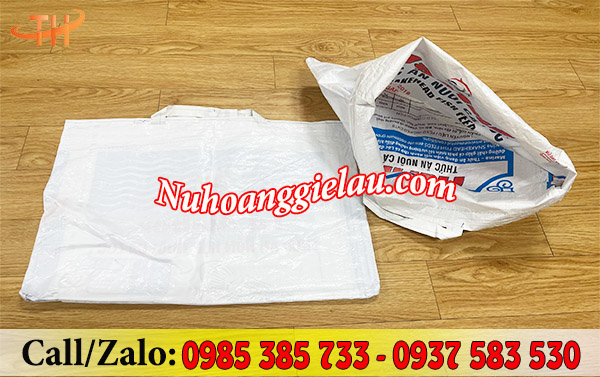 Bao tải có quai sẵn số lượng, giá rẻ, thiết kế theo yêu cầu Bao tải có quai sẵn số lượng, giá rẻ, thiết kế theo yêu cầu