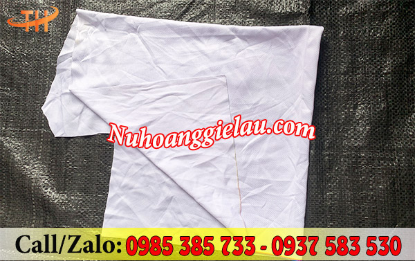 Vải lau công nghiệp trắng Poly Vải lau công nghiệp trắng Poly