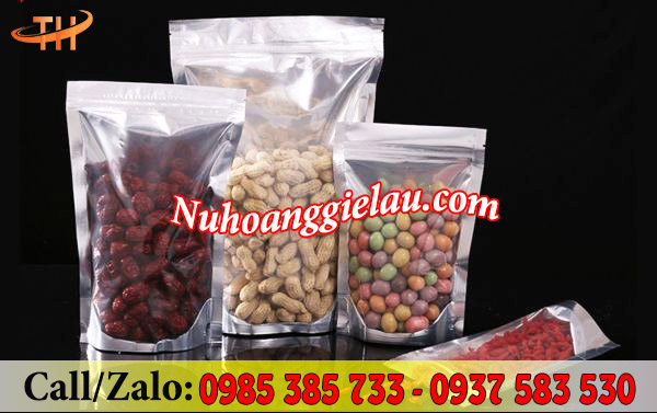 Túi zip bạc 1 mặt đựng thực phẩm an toàn Túi zip bạc 1 mặt đựng thực phẩm an toàn