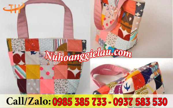 Vải vụn làm túi xách Vải vụn làm túi xách