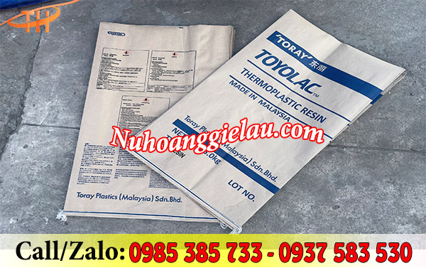 Bao tải xi măng có in logo màu giấy Bao tải xi măng có in logo màu giấy