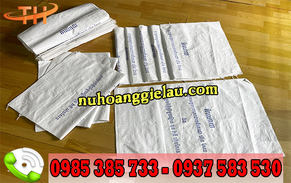 Bao tải in chữ cho khách xuất khẩu tại Thu Hồng Bao tải in chữ cho khách xuất khẩu tại Thu Hồng