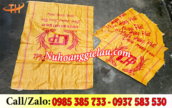 Nhận in bao pp dệt đựng gạo giá rẻ Nhận in bao pp dệt đựng gạo giá rẻ