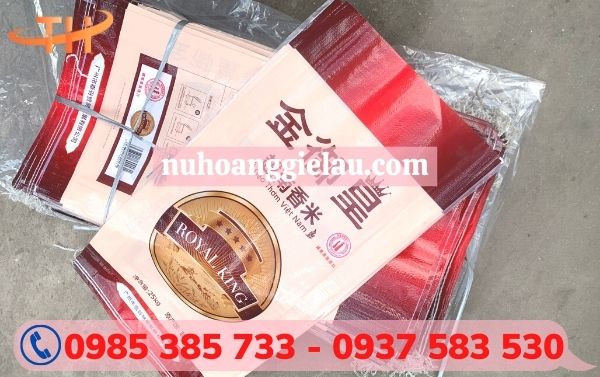 bao tải đựng gạo in logo đa dạng bao tải đựng gạo in logo đa dạng