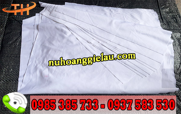 Vải lau công nghiệp màu trắng Vải lau công nghiệp màu trắng