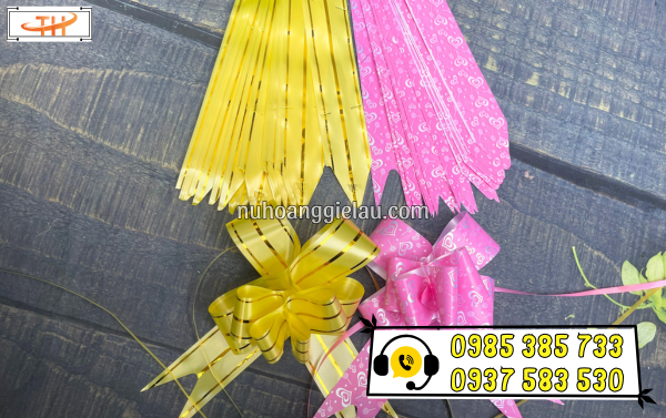 Nơ rút gói quà sẵn sỉ rẻ tại Thu Hồng Nơ rút gói quà sẵn sỉ rẻ tại Thu Hồng
