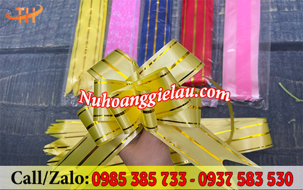 Nơ rút gói quà Nơ rút gói quà