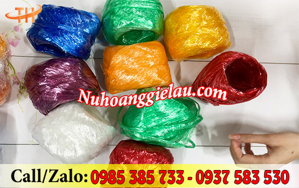 Dây nilon nem cuộn đủ màu Dây nilon nem cuộn đủ màu
