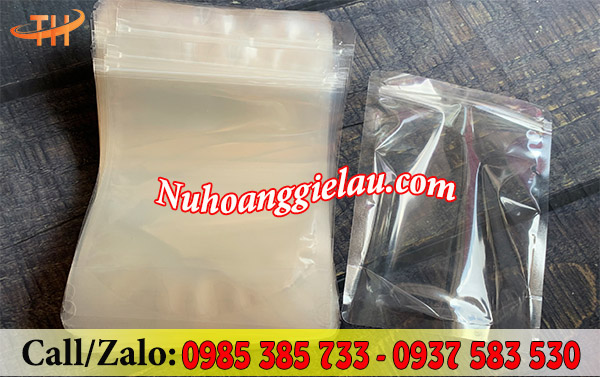 Túi zip hai mặt trong suốt Túi zip hai mặt trong suốt