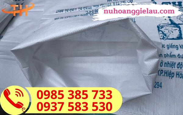 Bao tải có in, tráng lớp màng OPP chống thấm Bao tải có in, tráng lớp màng OPP chống thấm