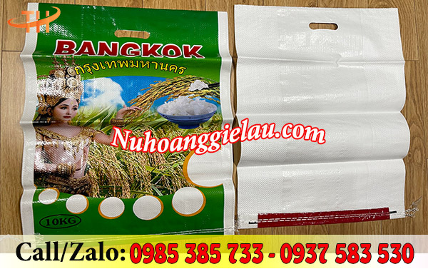 Bao tải in logo 1 mặt Bao tải in logo 1 mặt