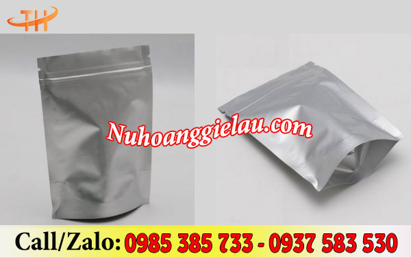 Túi nhôm đựng thực phẩm với thiết kế đáy đứng cứng cáp Túi nhôm đựng thực phẩm với thiết kế đáy đứng cứng cáp