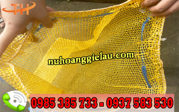 Bao tải lưới đựng nông sản thoáng khí, chống ẩm cho hàng hóa Bao tải lưới đựng nông sản thoáng khí, chống ẩm cho hàng hóa