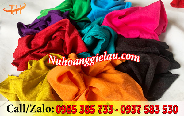 Giẻ lau lốc màu lau máy nhiều màu sắc Giẻ lau lốc màu lau máy nhiều màu sắc