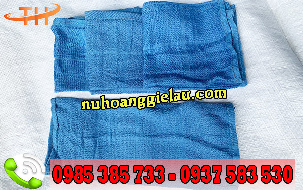 khăn lau công nghiệp vuông màu xanh khăn lau công nghiệp vuông màu xanh