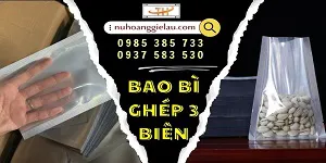 Bao bì ghép 3 biên dùng trong ngành thực phẩm – dược phẩm
