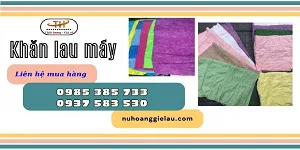 Nguồn hàng giá sỉ rẻ khăn lau máy tại TPHCM