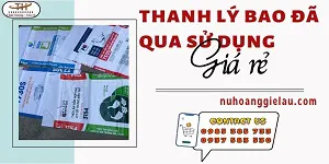 Thanh lý bao tải đã qua sử dụng uy tín giá tại xưởng TPHCM