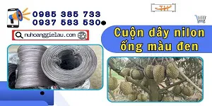 Cuộn dây nilon ống màu đen cuộn 1kg – 2kg
