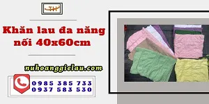 Sỉ khăn lau đa năng nối 40x60cm giá rẻ