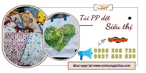 Nguồn sỉ túi PP dệt siêu thị thân thiện môi trường giá tốt