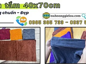 Khăn tắm 40x70cm hàng đẹp giá tốt