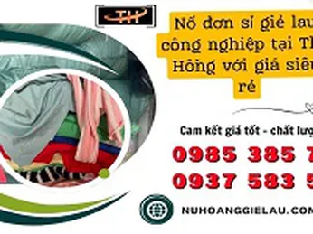 Nổ đơn khủng giẻ lau công nghiệp cho khách sỉ Thu Hồng