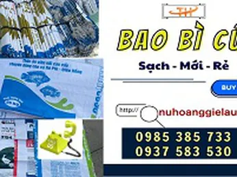 Bao tải cũ số lượng lớn tận xưởng sỉ rẻ