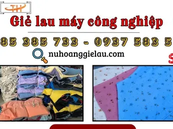 Bán sỉ giẻ lau máy giá rẻ sẵn nguồn tại xưởng