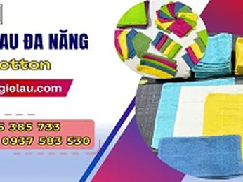 Khăn cotton đa năng đủ màu giá rẻ