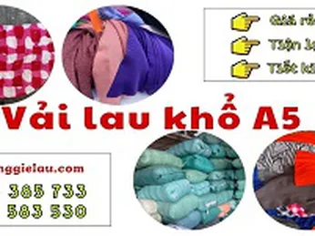 Sỉ số lượng vải lau khổ a5 giá rẻ