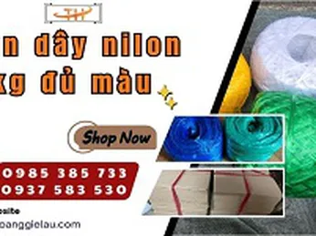 Nơi bán cuộn dây nilon 1kg đủ màu tại TPHCM