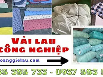 Điểm bán sỉ vải lau công nghiệp lau máy giá tận gốc