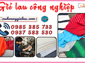 Giẻ lau công nghiệp bán sỉ giá bao nhiêu? Bảng giá cập nhật mới nhất